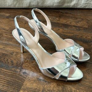 Calvin Klein Silver Heels